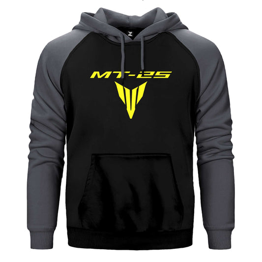 Yamaha MT 25 Logo Çift Renk Reglan Kol Sweatshirt / Hoodie