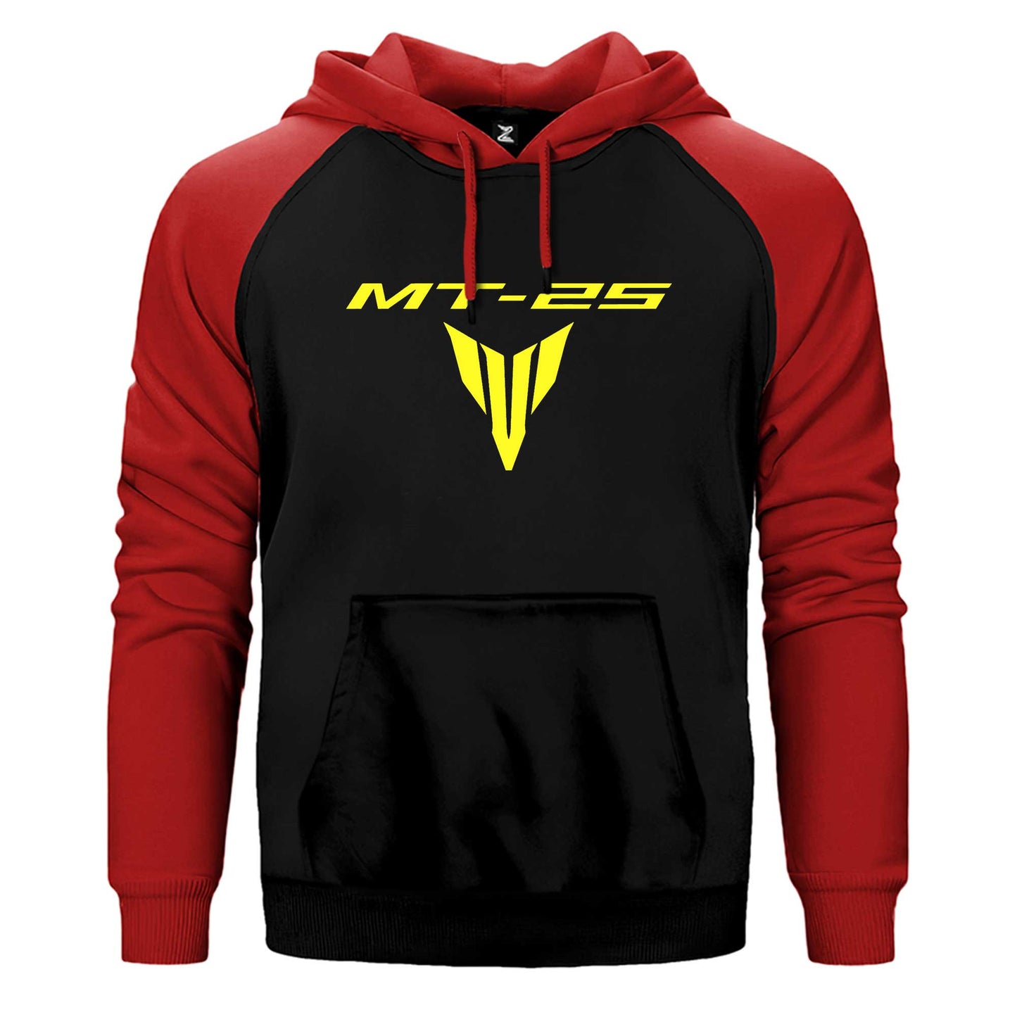 Yamaha MT 25 Logo Çift Renk Reglan Kol Sweatshirt / Hoodie