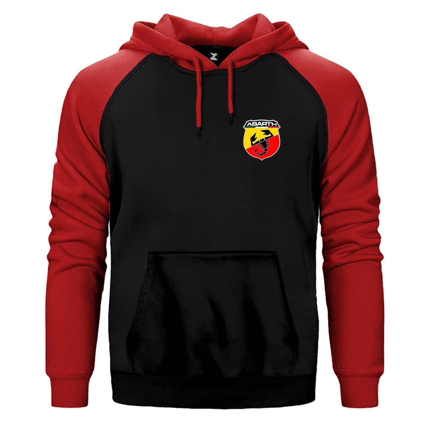 Abarth Logo Çift Renk Reglan Kol Sweatshirt / Hoodie