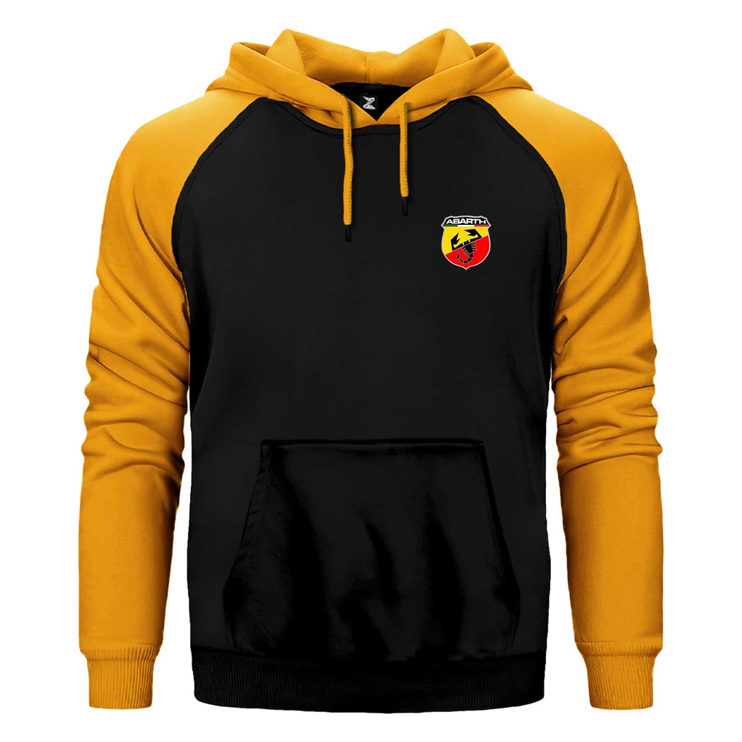 Abarth Logo Çift Renk Reglan Kol Sweatshirt / Hoodie