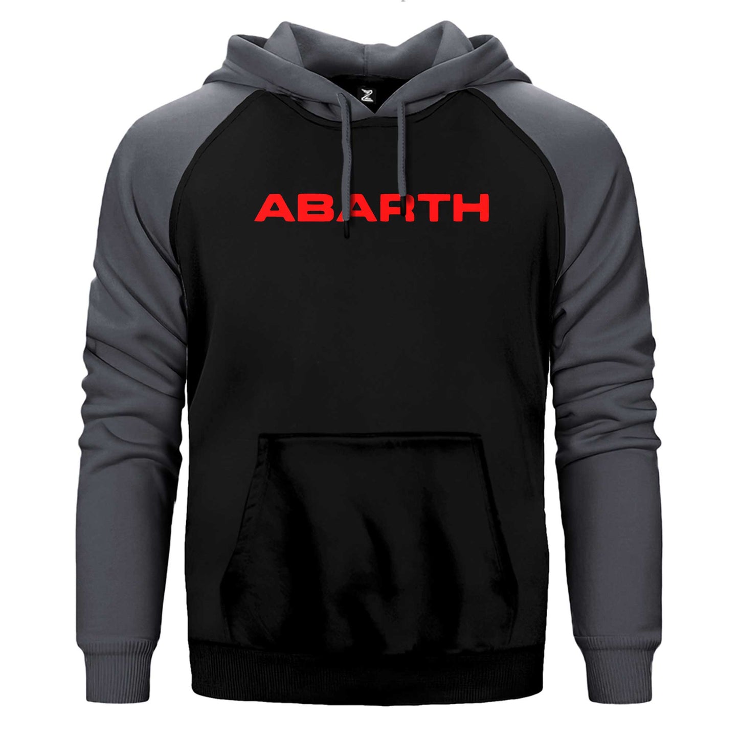 Abarth Text Line Çift Renk Reglan Kol Sweatshirt / Hoodie