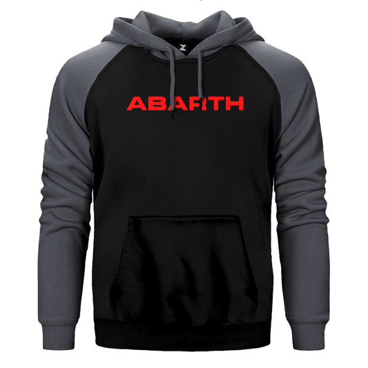 Abarth Text Line Çift Renk Reglan Kol Sweatshirt / Hoodie
