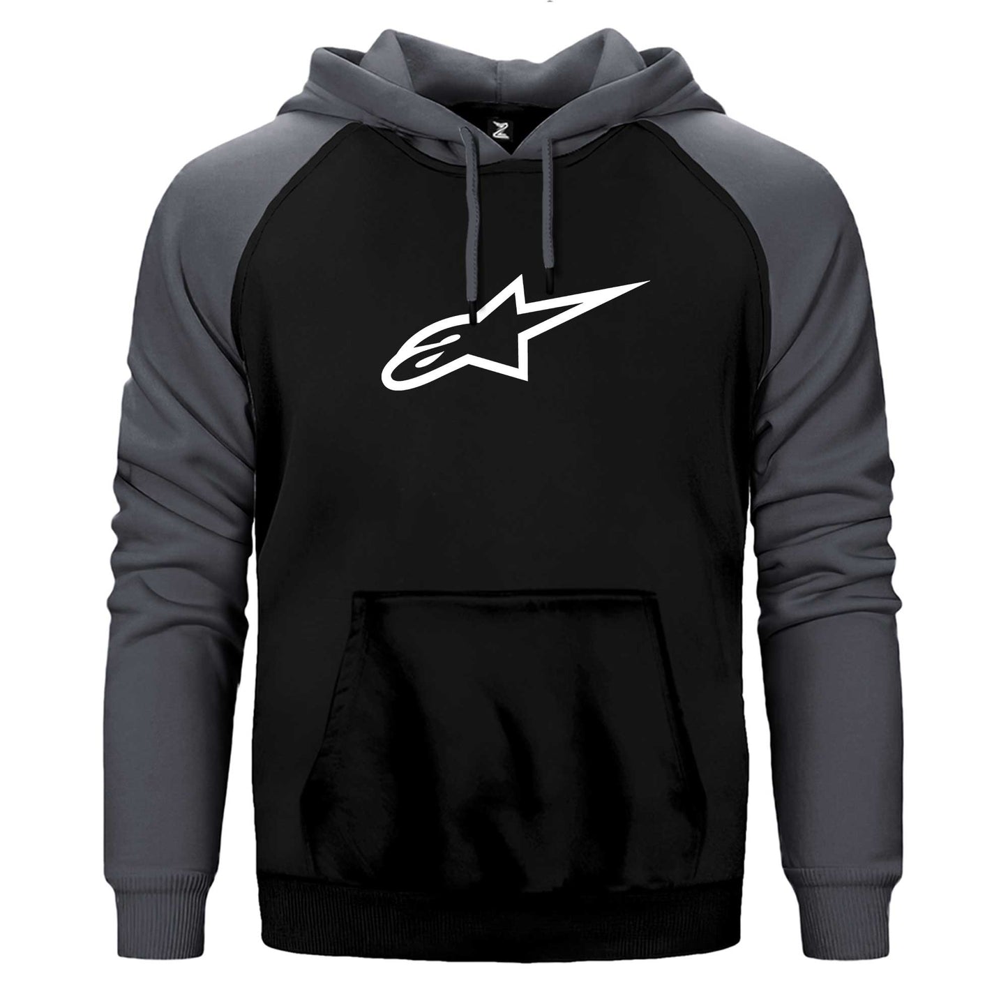 Alpinestars White Logo Çift Renk Reglan Kol Sweatshirt / Hoodie
