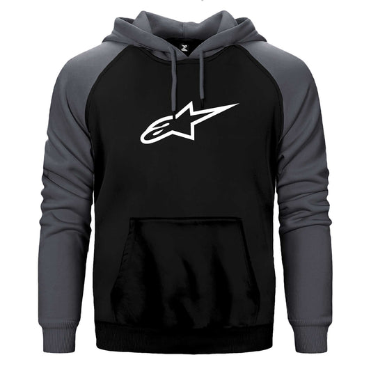 Alpinestars White Logo Çift Renk Reglan Kol Sweatshirt / Hoodie