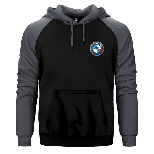 Bmw GS Logo Çift Renk Reglan Kol Sweatshirt / Hoodie
