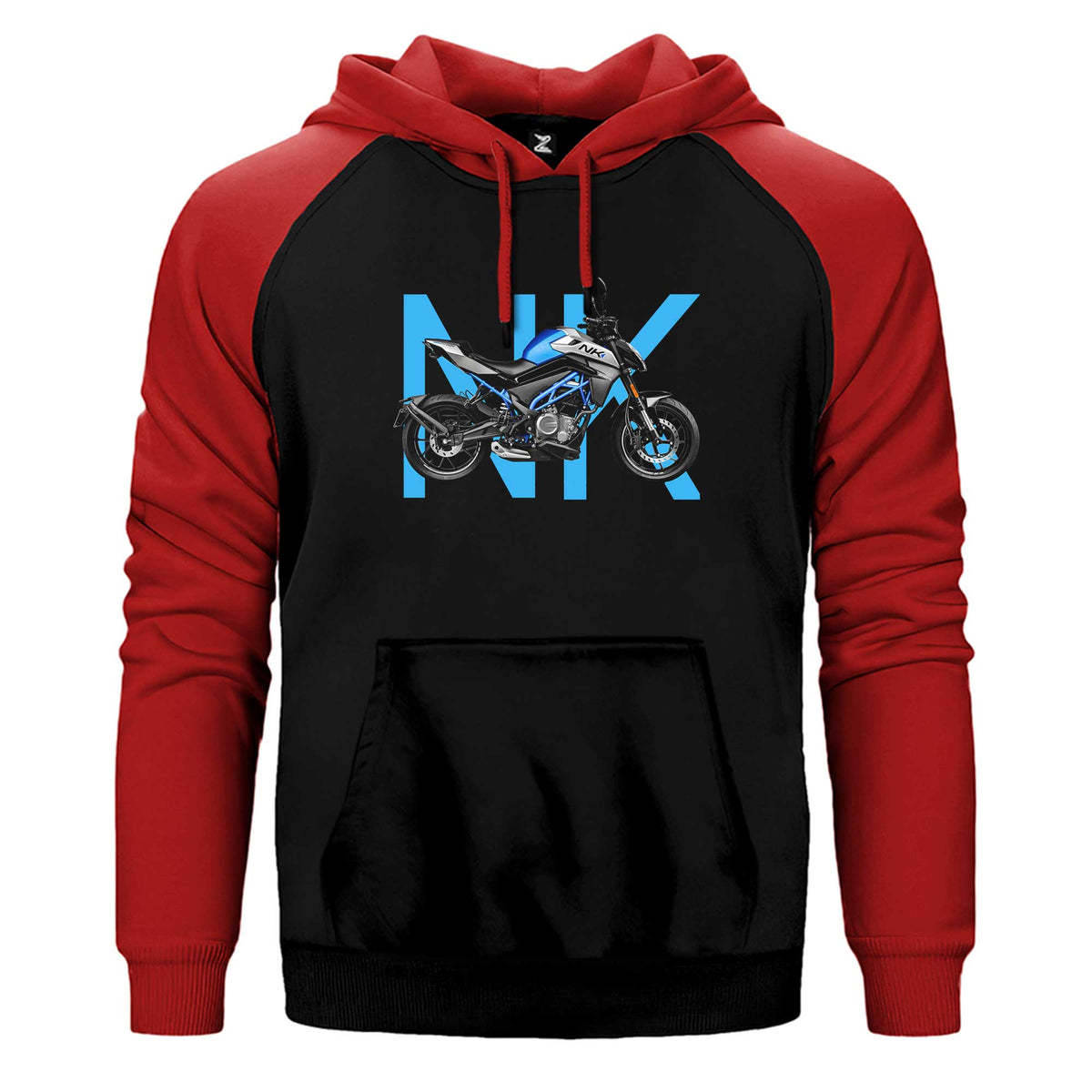 CFMOTO 250NK Text Çift Renk Reglan Kol Sweatshirt / Hoodie