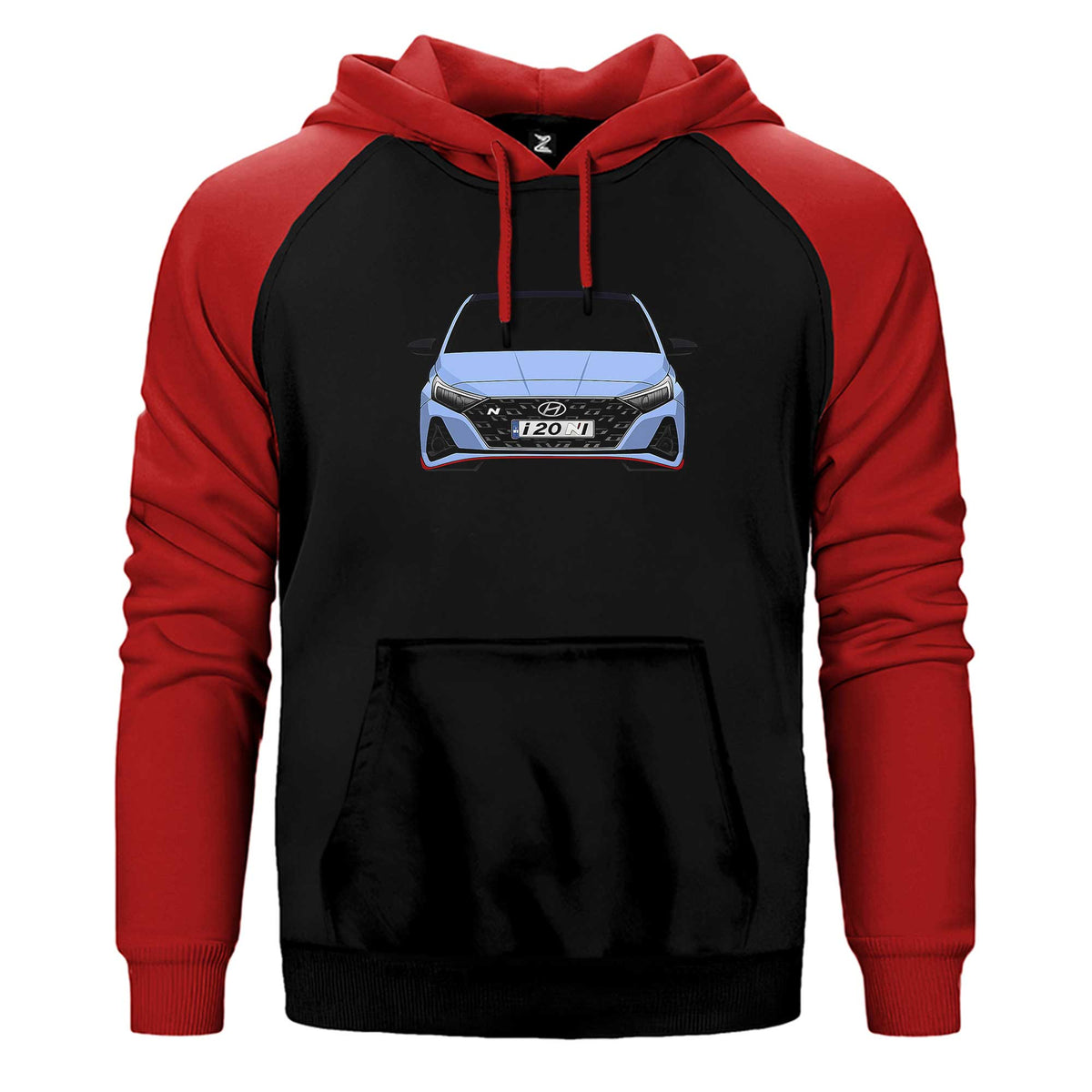 Hyundai  İ20N Çift Renk Reglan Kol Sweatshirt / Hoodie