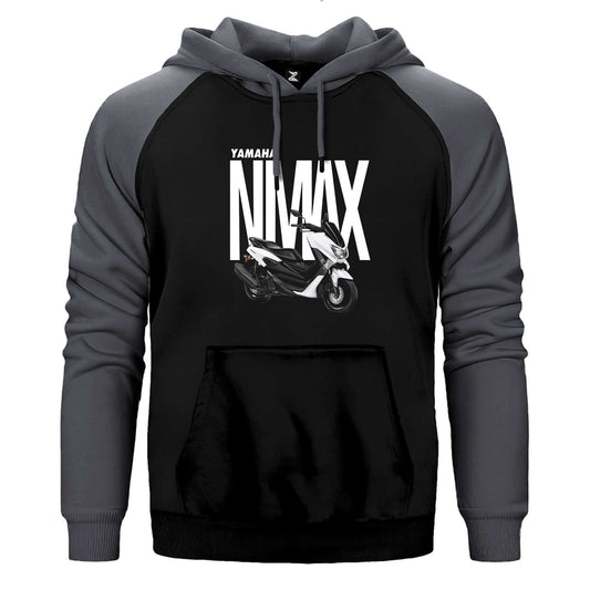 Yamaha Nmax  Çift Renk Reglan Kol Sweatshirt / Hoodie