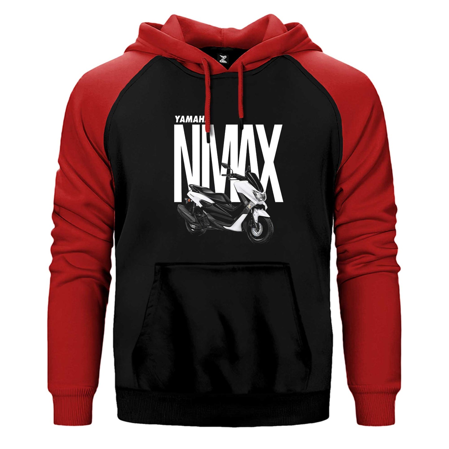 Yamaha Nmax  Çift Renk Reglan Kol Sweatshirt / Hoodie
