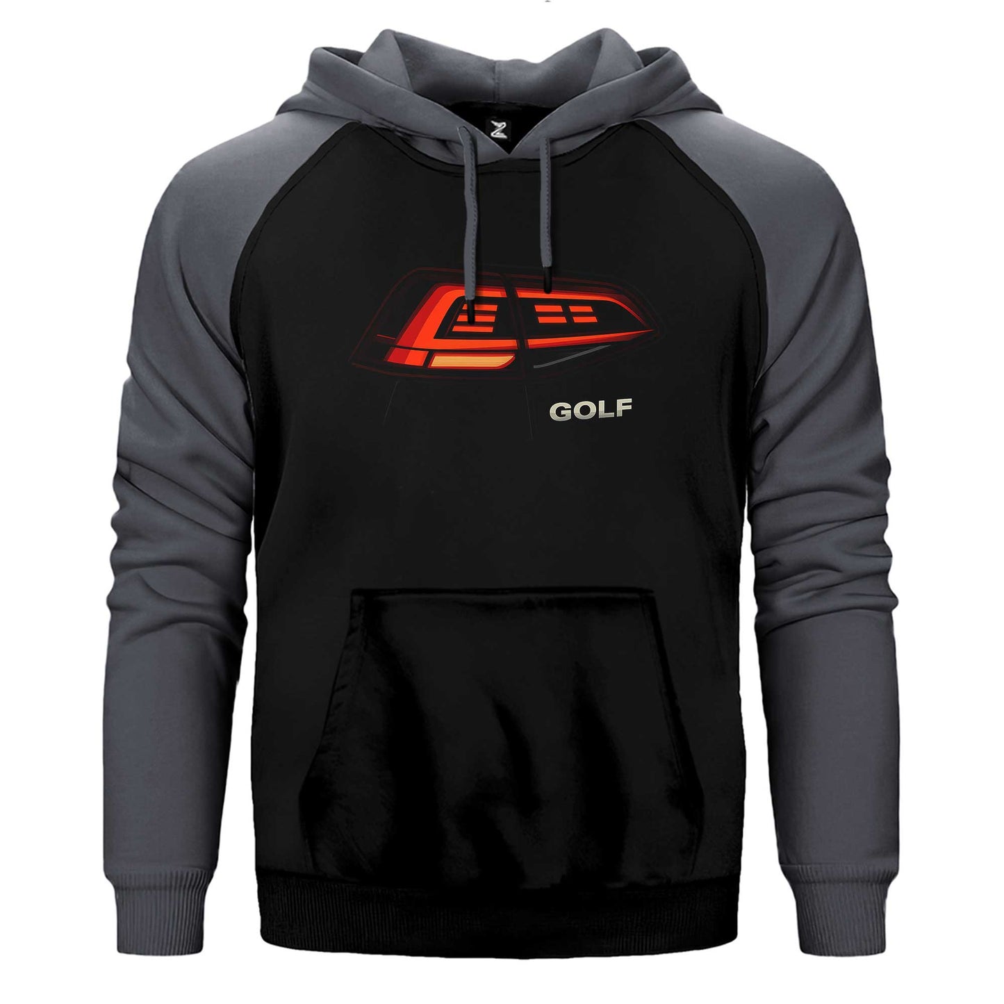 Volksvagen Stop Far Çift Renk Reglan Kol Sweatshirt / Hoodie