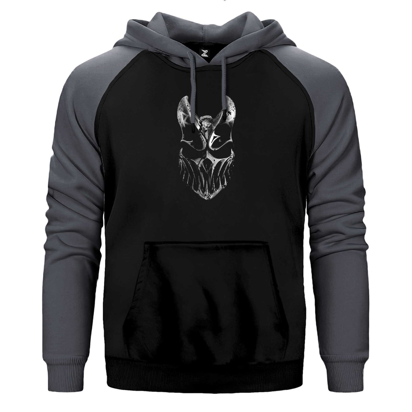 Slaughter To Prevail Silvermask Çift Renk Reglan Kol Sweatshirt / Hoodie