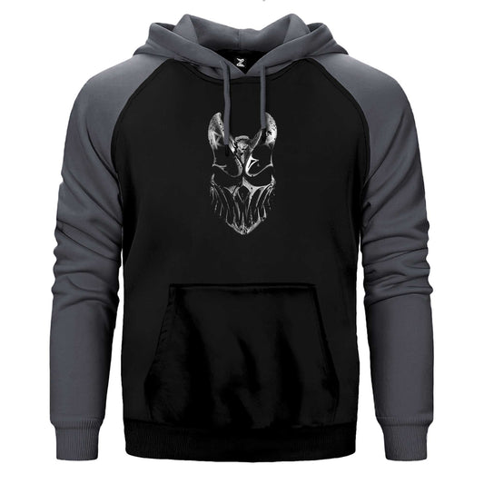 Slaughter To Prevail Silvermask Çift Renk Reglan Kol Sweatshirt / Hoodie