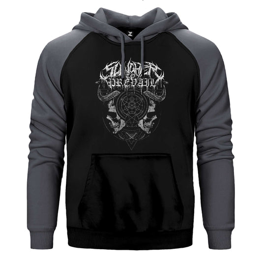 Slaughter To Prevail Sigil of the Abyss Çift Renk Reglan Kol Sweatshirt / Hoodie