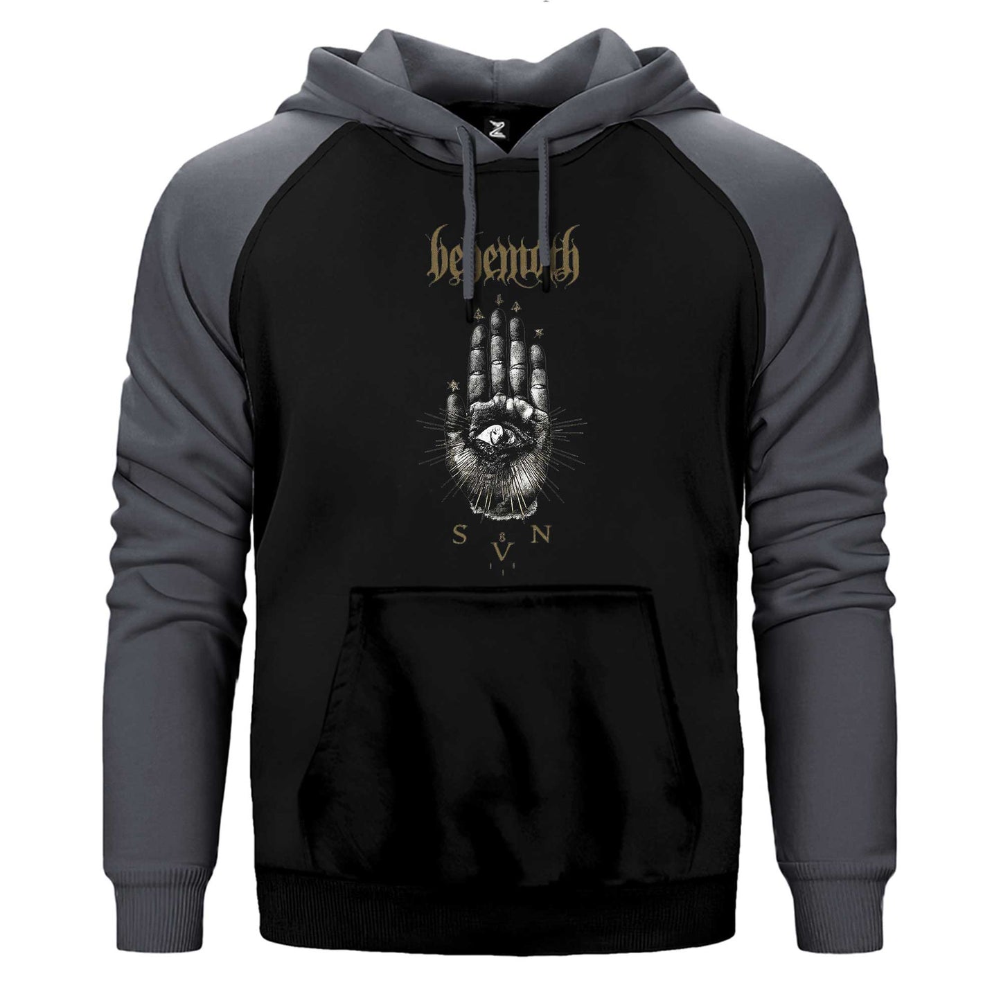 Behemoth Sventevith Çift Renk Reglan Kol Sweatshirt / Hoodie