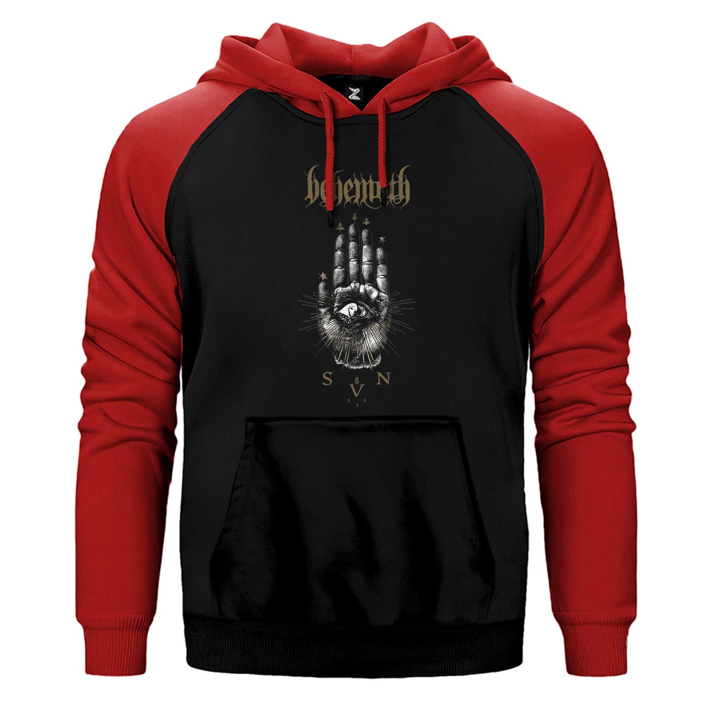 Behemoth Sventevith Çift Renk Reglan Kol Sweatshirt / Hoodie