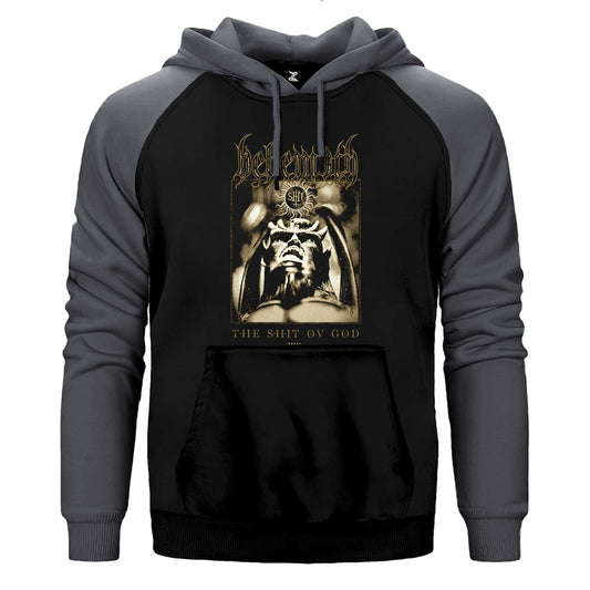 Behemoth The Shit Ov God Çift Renk Reglan Kol Sweatshirt / Hoodie