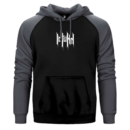 Iotunn Logo Çift Renk Reglan Kol Sweatshirt / Hoodie