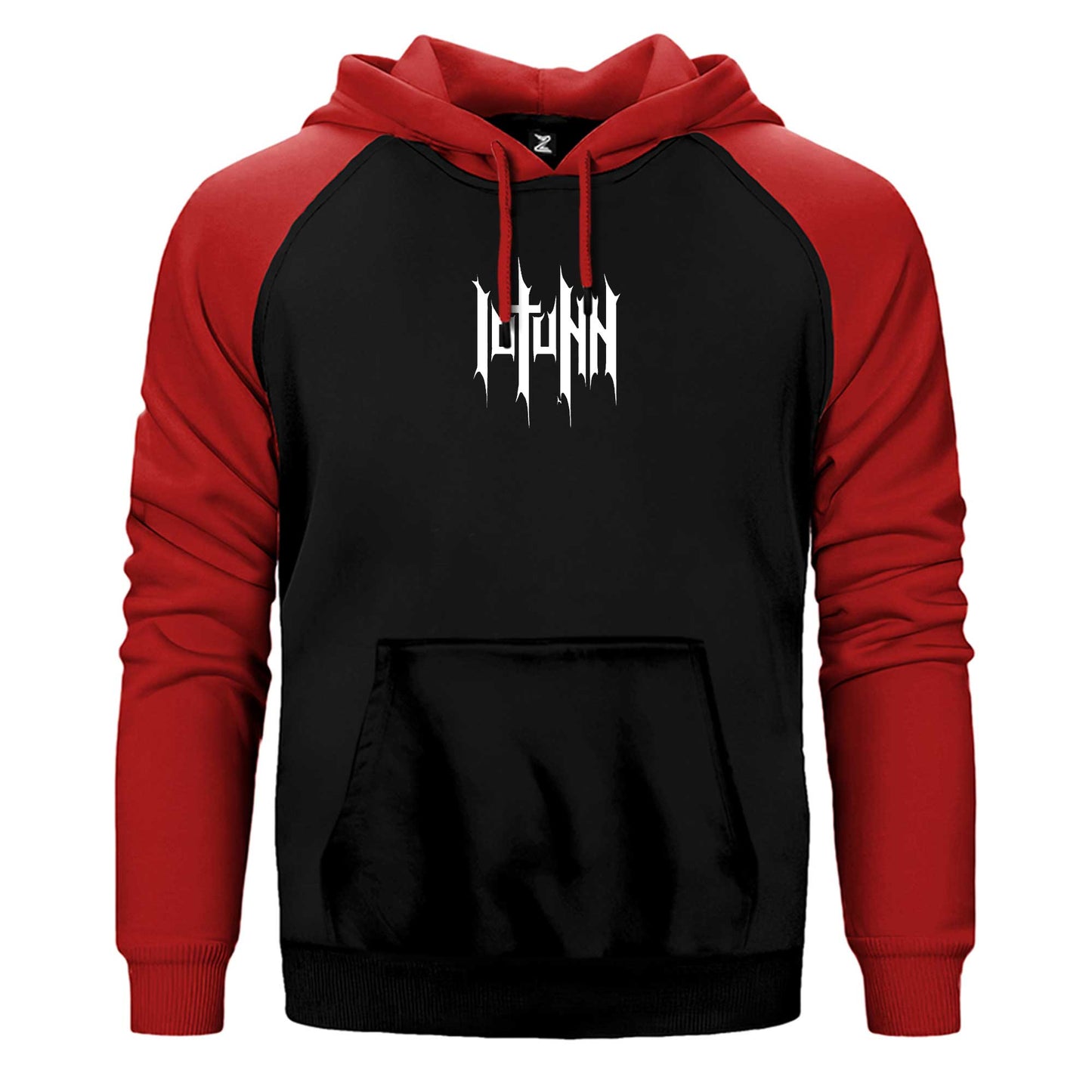 Iotunn Logo Çift Renk Reglan Kol Sweatshirt / Hoodie