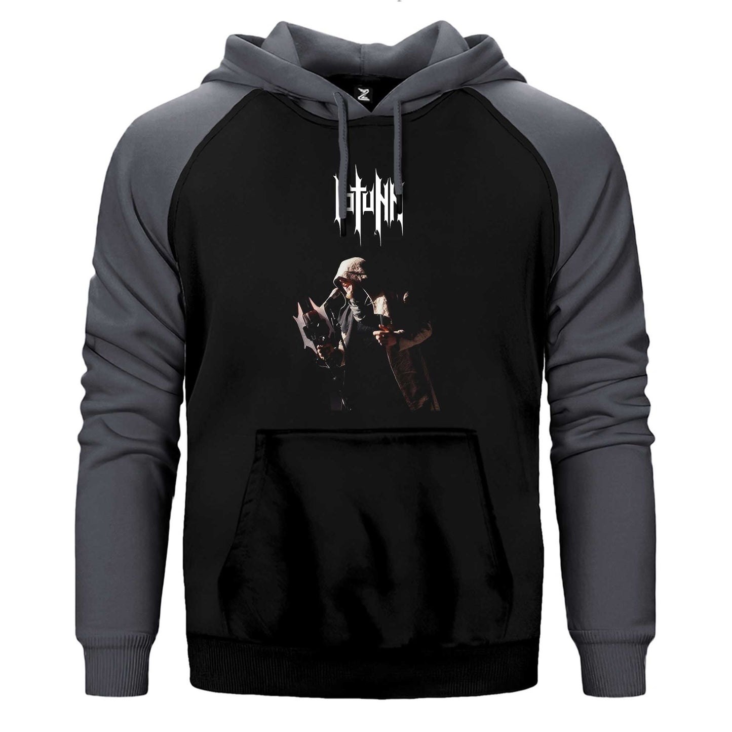 Iotunn Logo Jón Aldara Çift Renk Reglan Kol Sweatshirt / Hoodie