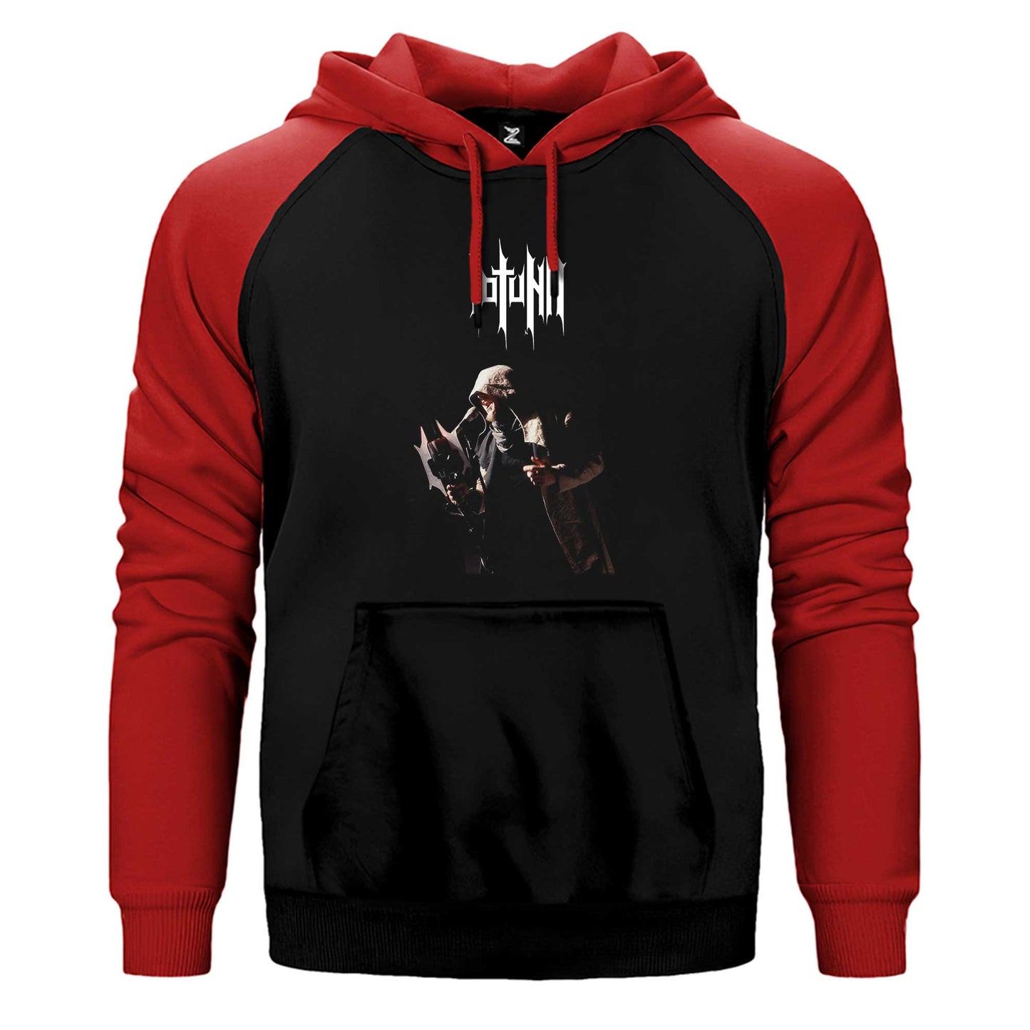 Iotunn Logo Jón Aldara Çift Renk Reglan Kol Sweatshirt / Hoodie