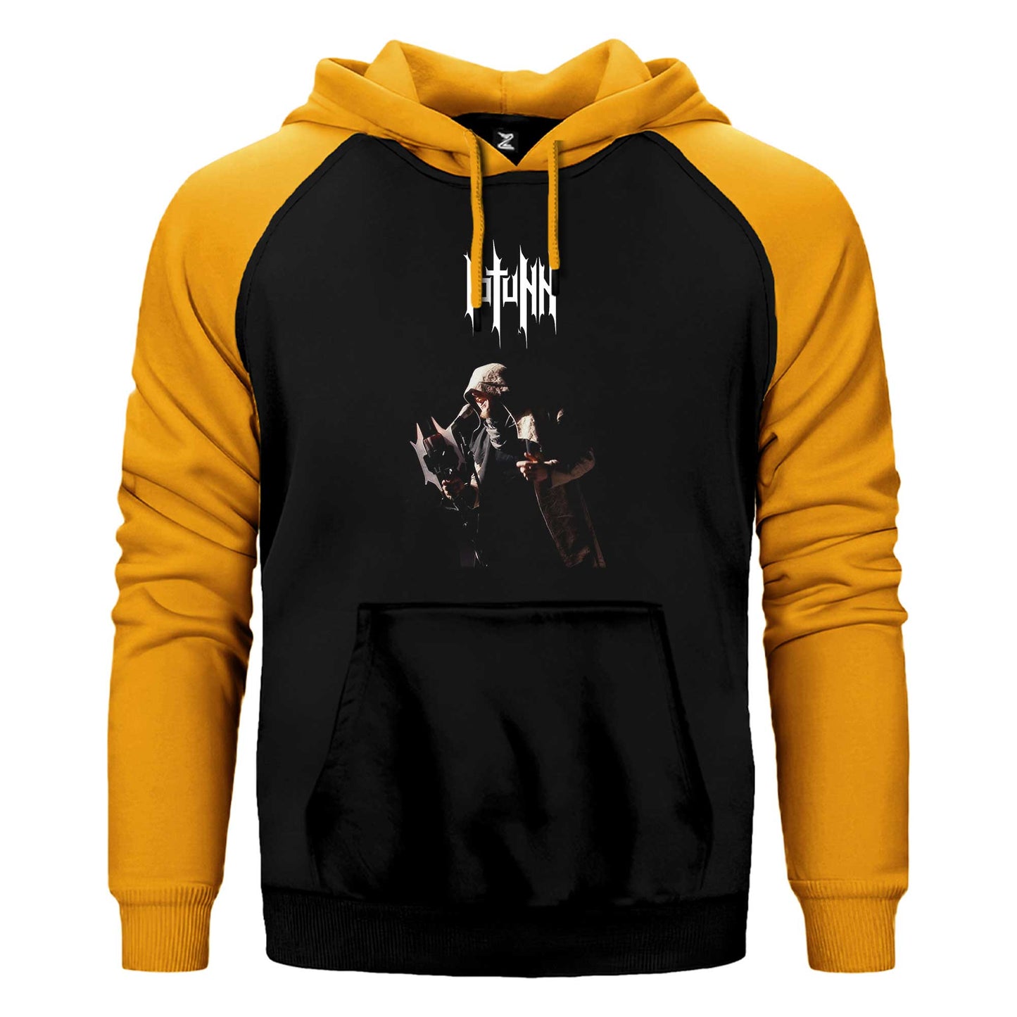 Iotunn Logo Jón Aldara Çift Renk Reglan Kol Sweatshirt / Hoodie