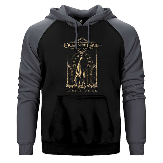 Ocean Of Grief Ghosts Inside Çift Renk Reglan Kol Sweatshirt / Hoodie