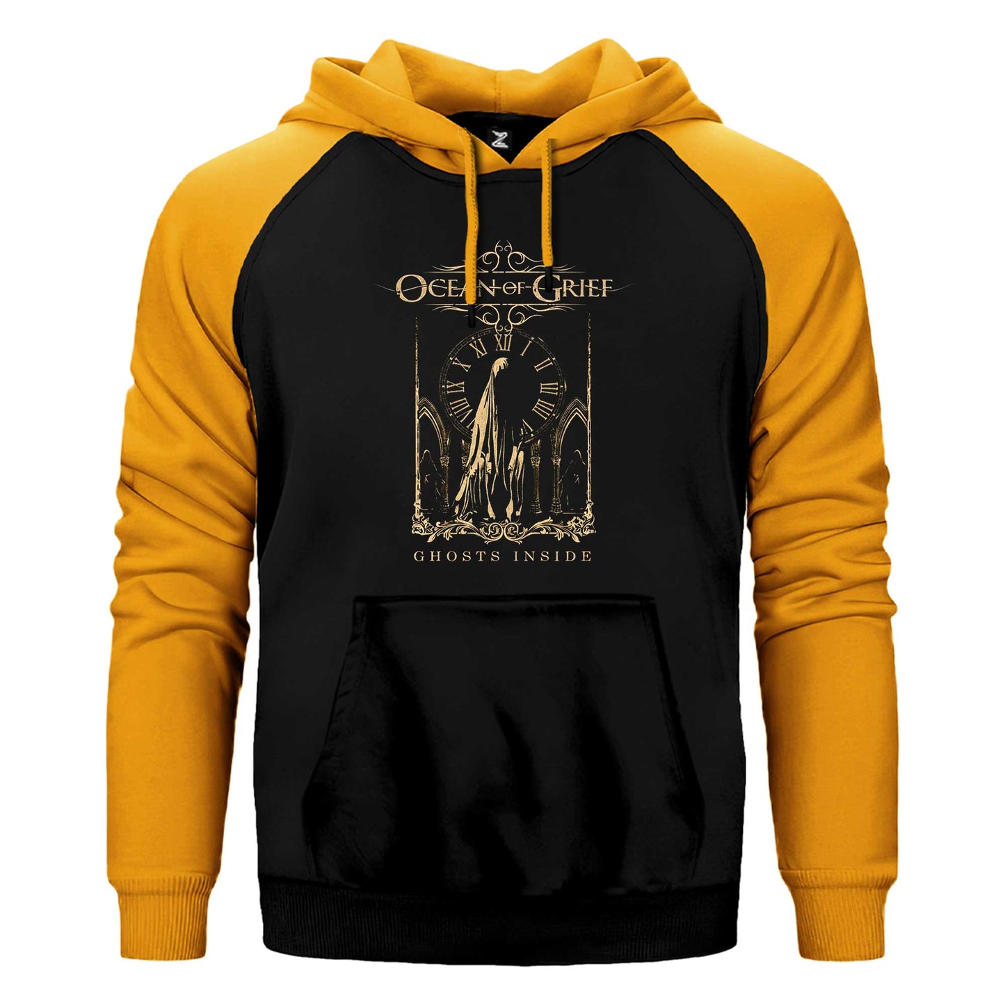 Ocean Of Grief Ghosts Inside Çift Renk Reglan Kol Sweatshirt / Hoodie