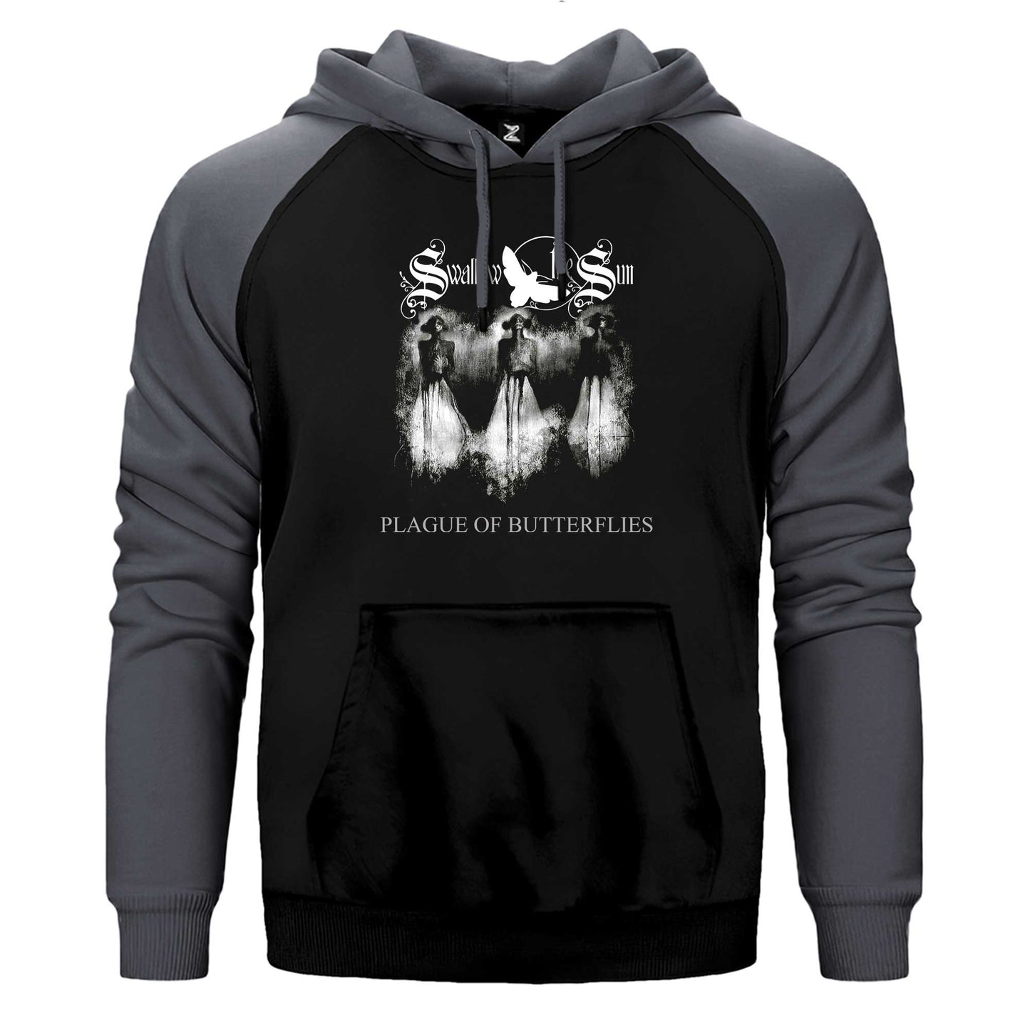 Swallow The Sun Plague Of Legends Çift Renk Reglan Kol Sweatshirt / Hoodie