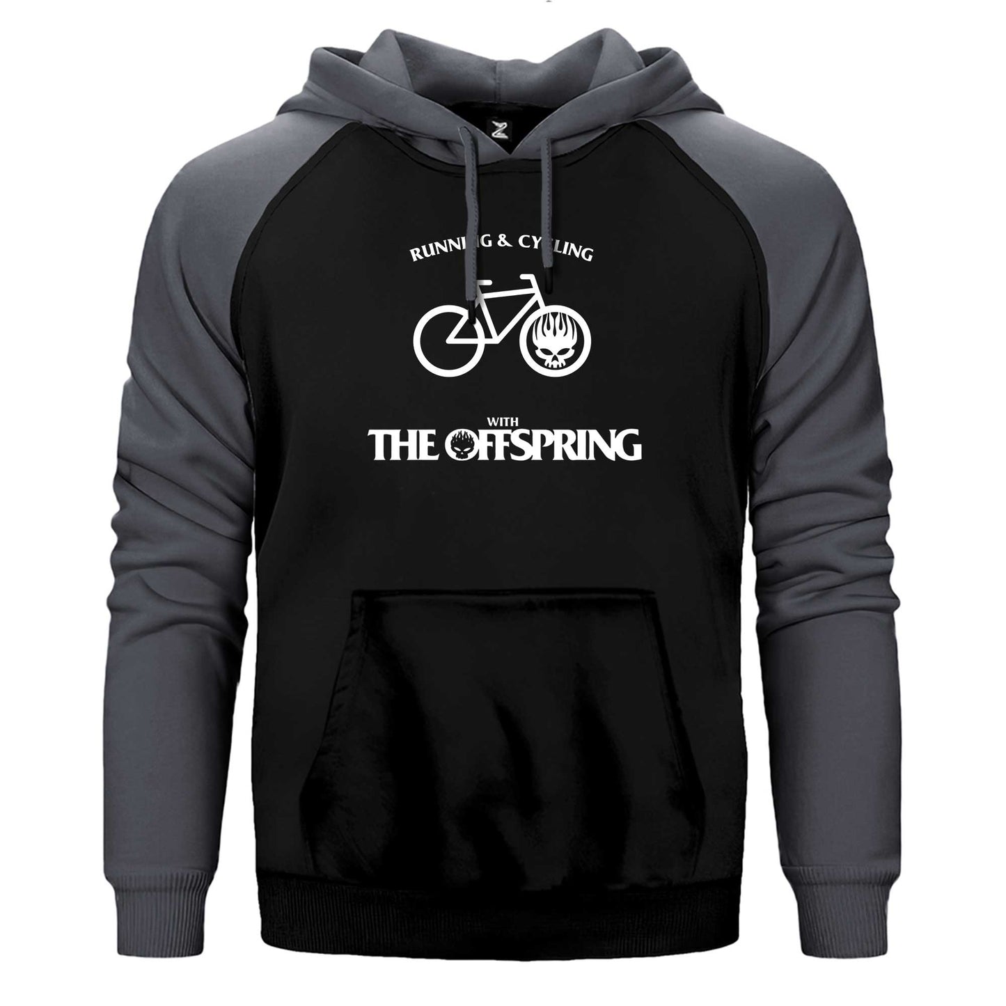 The Offspring Running & Cycling Çift Renk Reglan Kol Sweatshirt / Hoodie