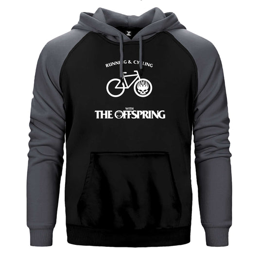 The Offspring Running & Cycling Çift Renk Reglan Kol Sweatshirt / Hoodie