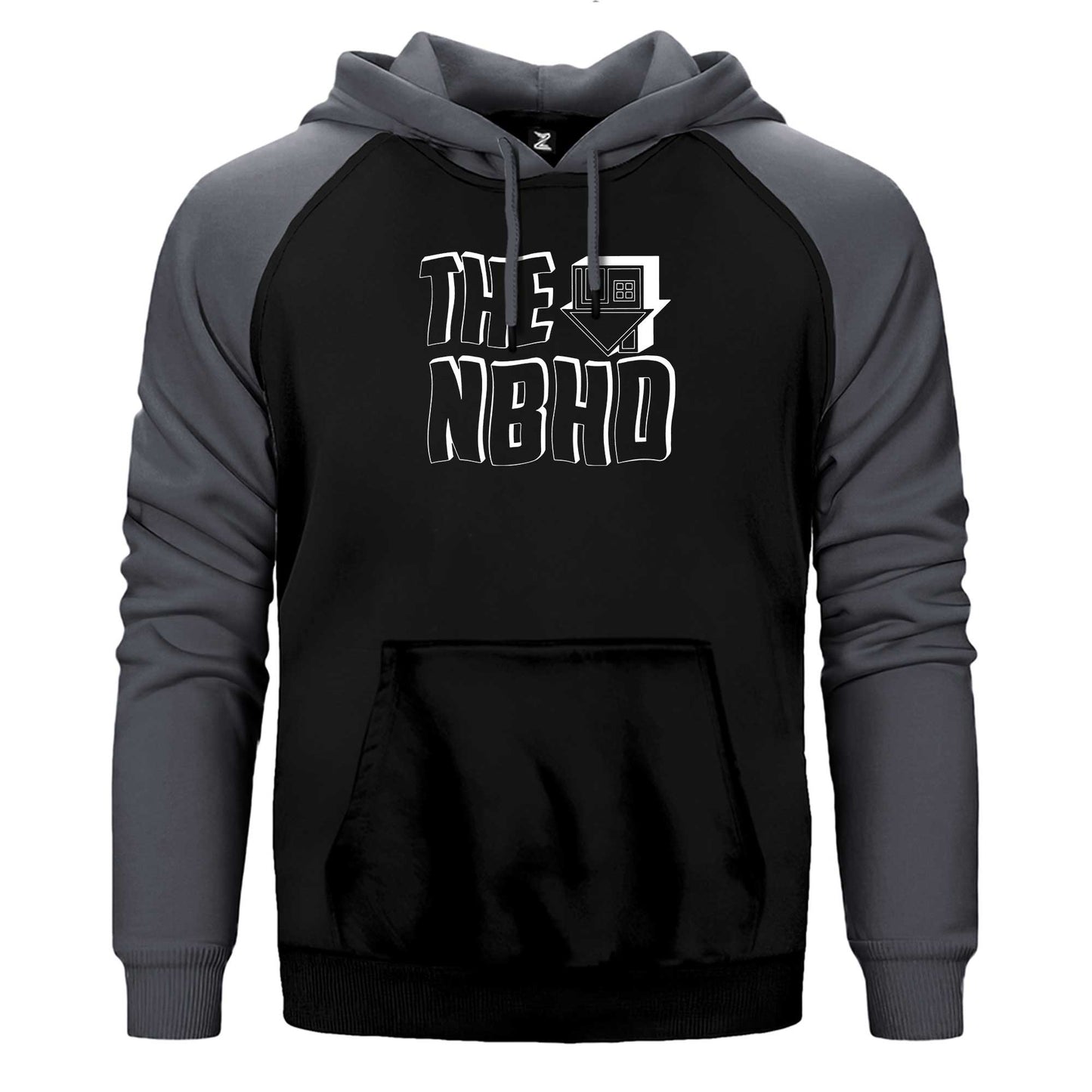 The Neighbourhood Text Çift Renk Reglan Kol Sweatshirt / Hoodie