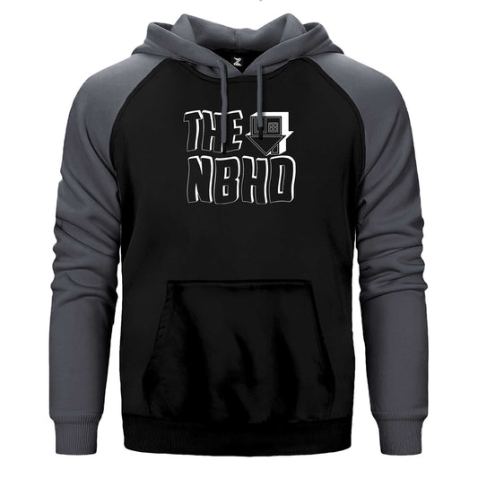 The Neighbourhood Text Çift Renk Reglan Kol Sweatshirt / Hoodie