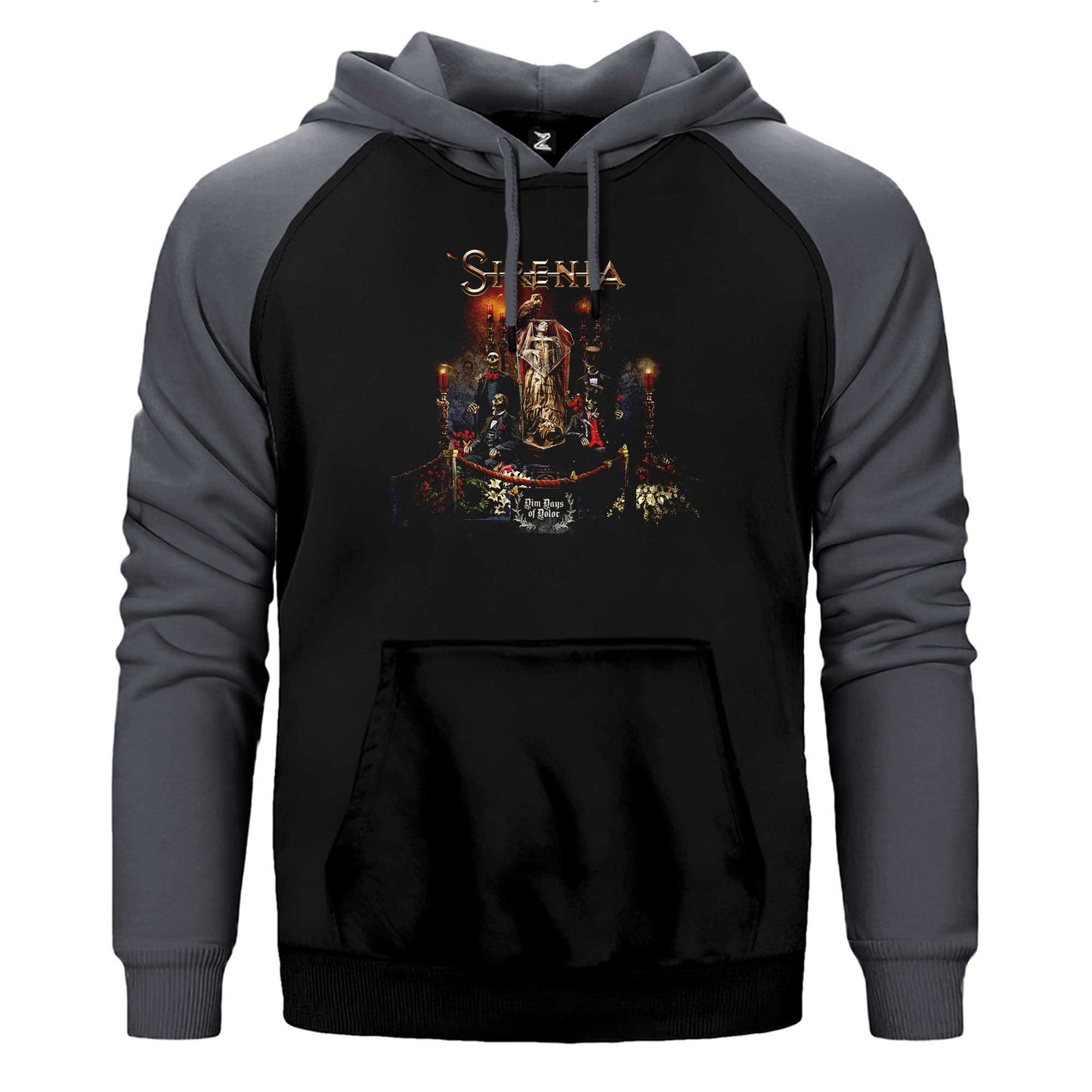 Sirenia Dim Days Of Dolor Çift Renk Reglan Kol Sweatshirt / Hoodie