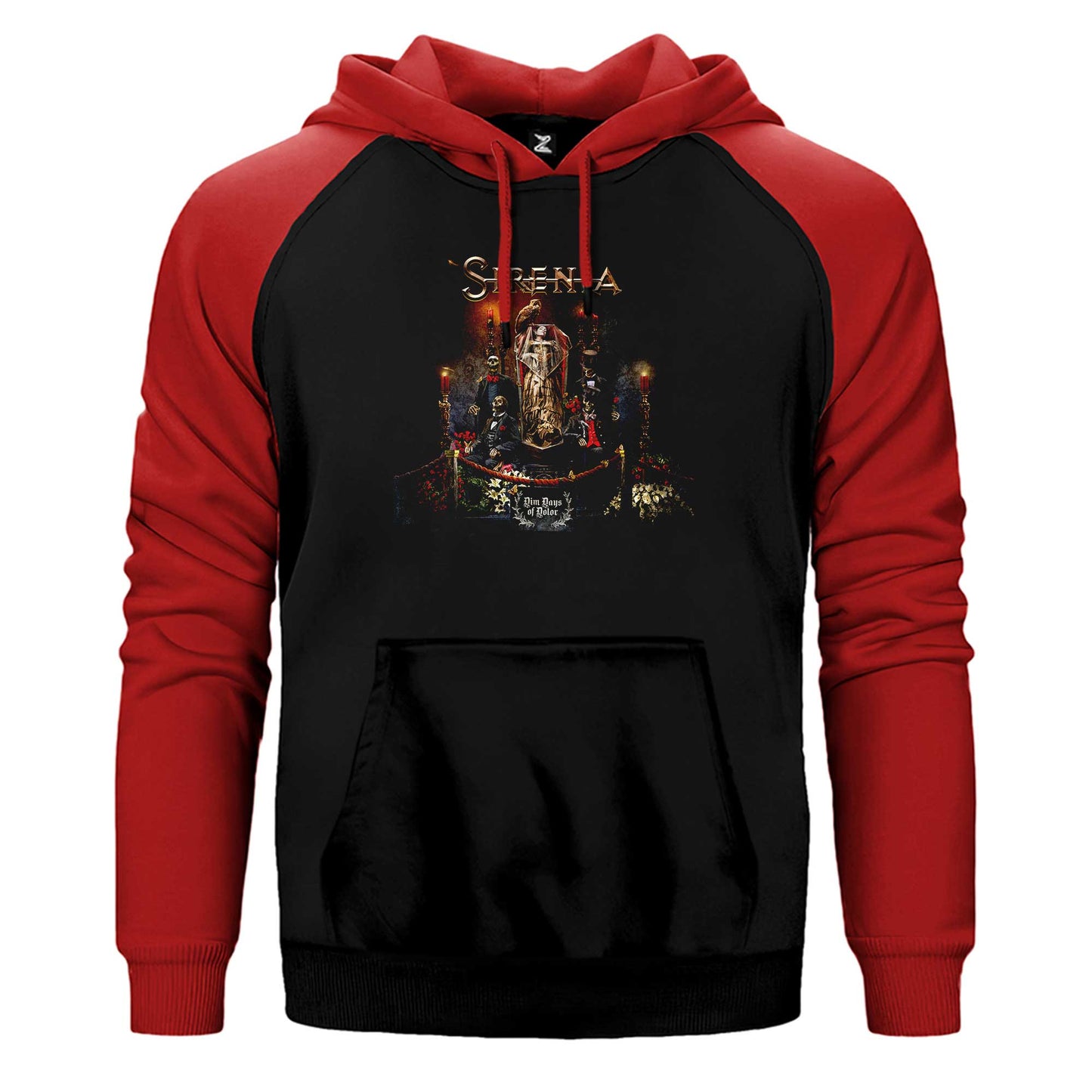 Sirenia Dim Days Of Dolor Çift Renk Reglan Kol Sweatshirt / Hoodie