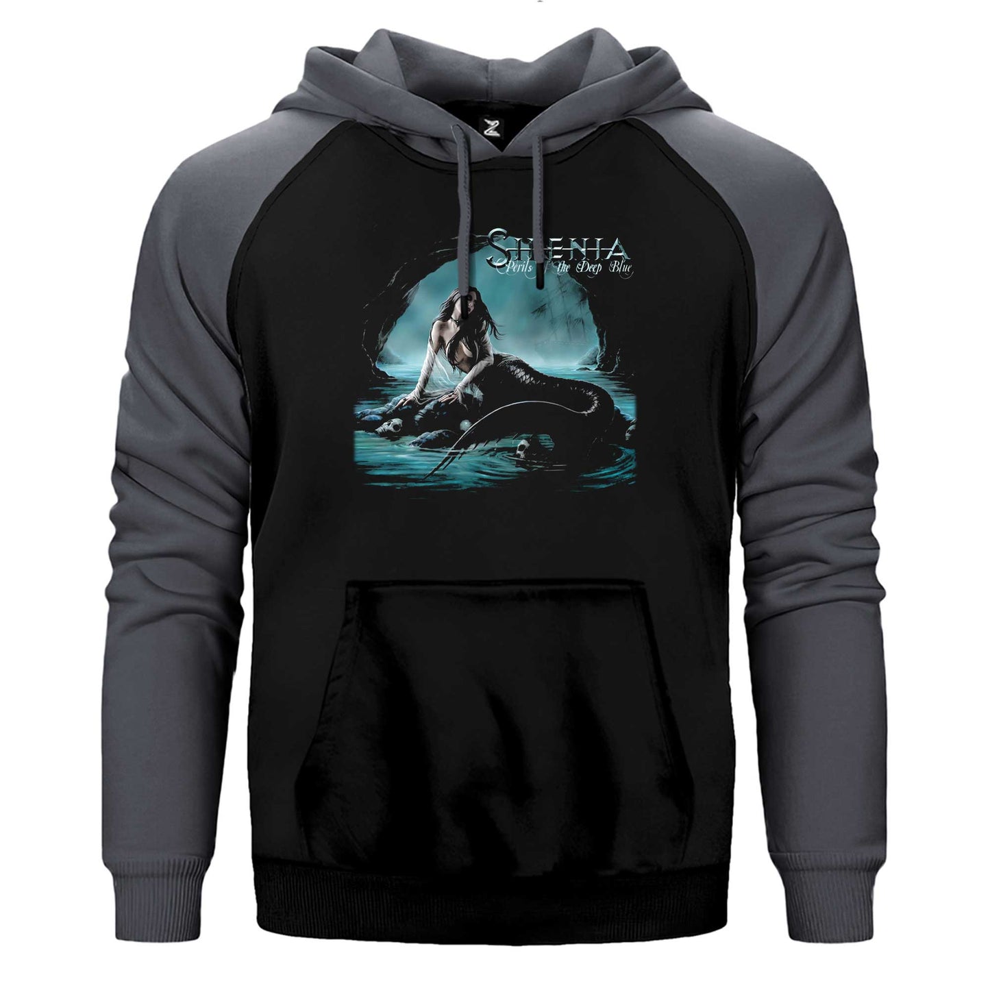 Sirenia Perils Of The Deep Blue Çift Renk Reglan Kol Sweatshirt / Hoodie