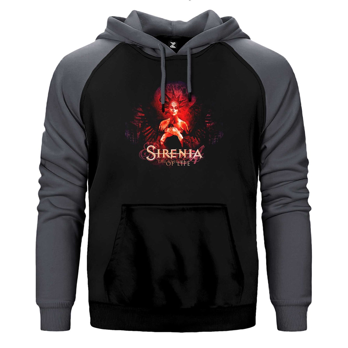 Sirenia The Enigma of Life Çift Renk Reglan Kol Sweatshirt / Hoodie