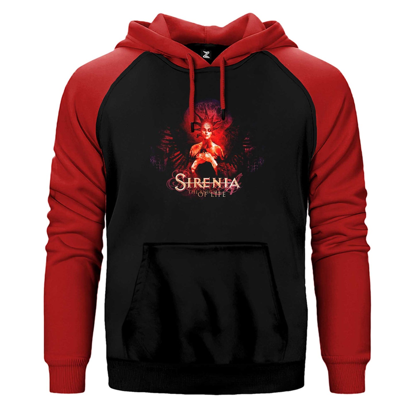 Sirenia The Enigma of Life Çift Renk Reglan Kol Sweatshirt / Hoodie