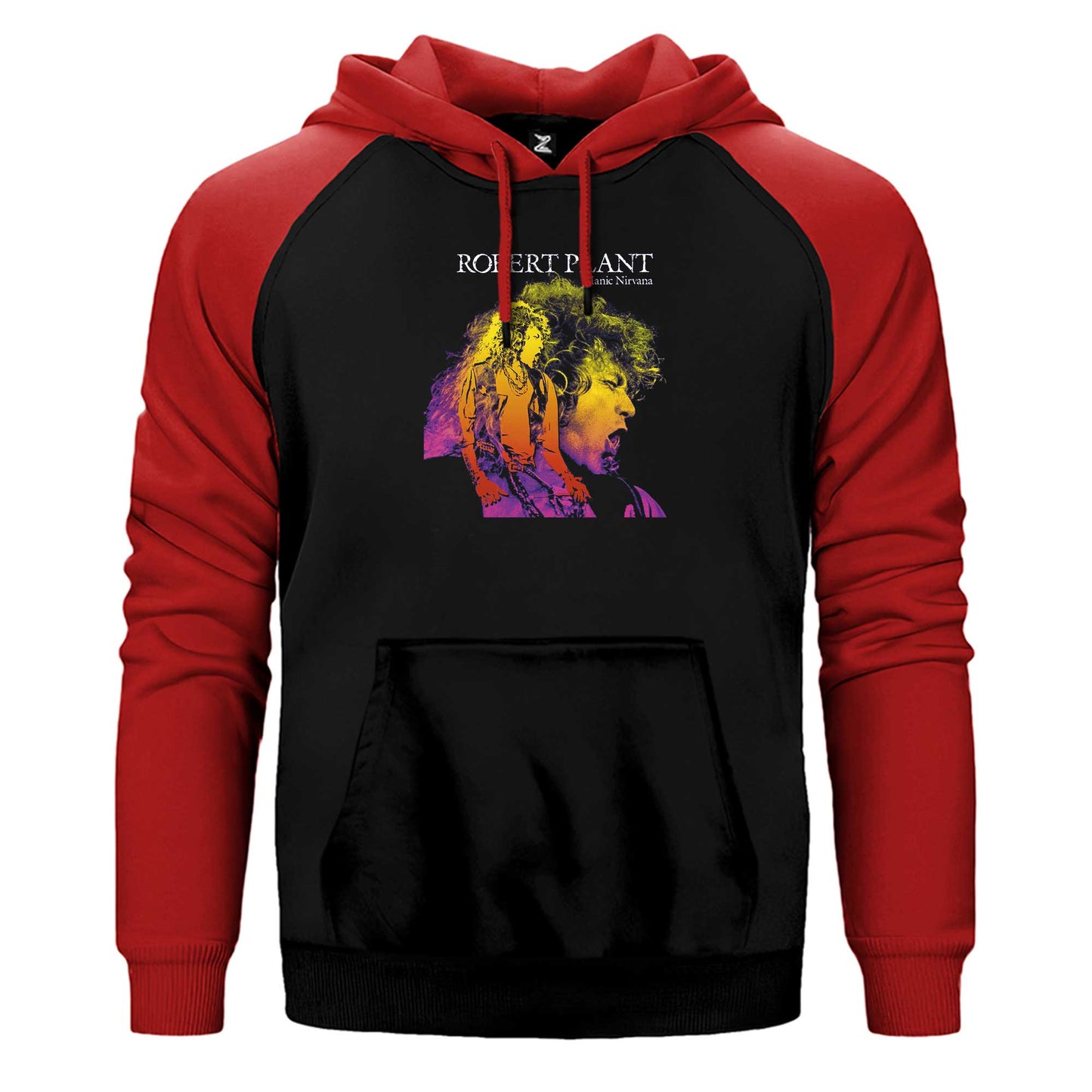 Robert Plant Manic Nirvana Çift Renk Reglan Kol Sweatshirt / Hoodie