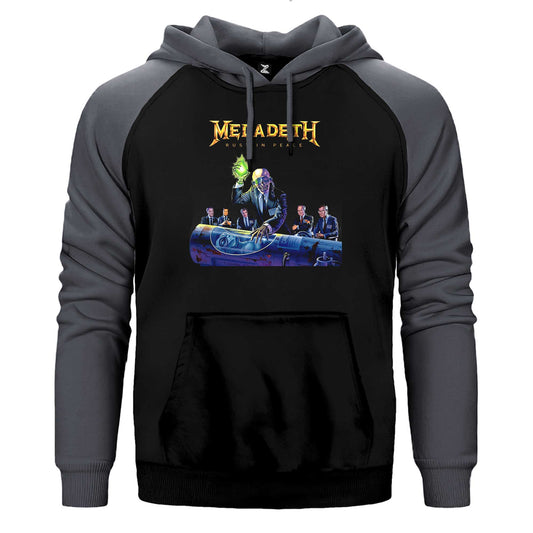 Megadeth Rust İn Peace New Çift Renk Reglan Kol Sweatshirt / Hoodie