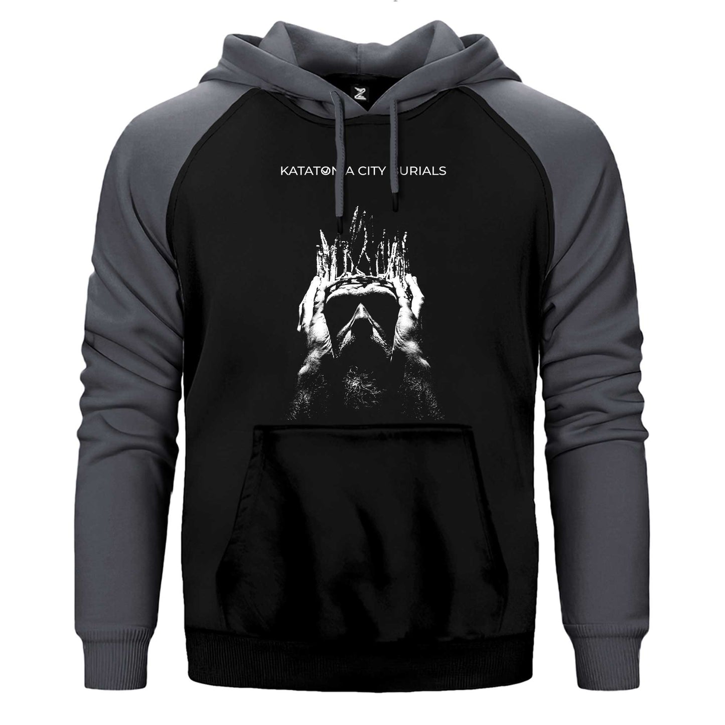 Katatonia City Burials Çift Renk Reglan Kol Sweatshirt / Hoodie