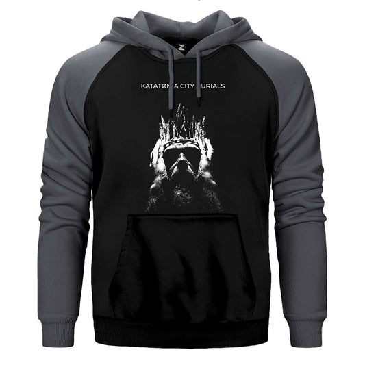 Katatonia City Burials Çift Renk Reglan Kol Sweatshirt / Hoodie