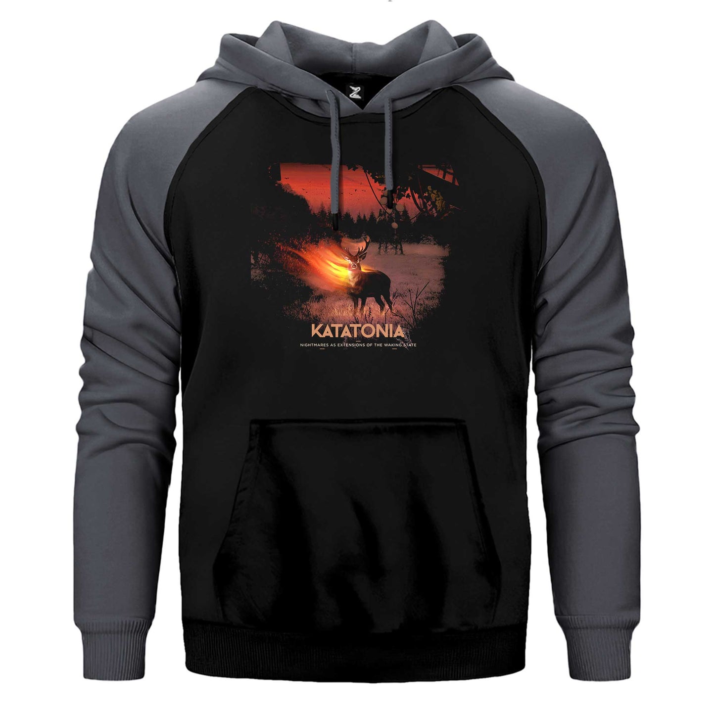 Katatonia Nightmares Çift Renk Reglan Kol Sweatshirt / Hoodie