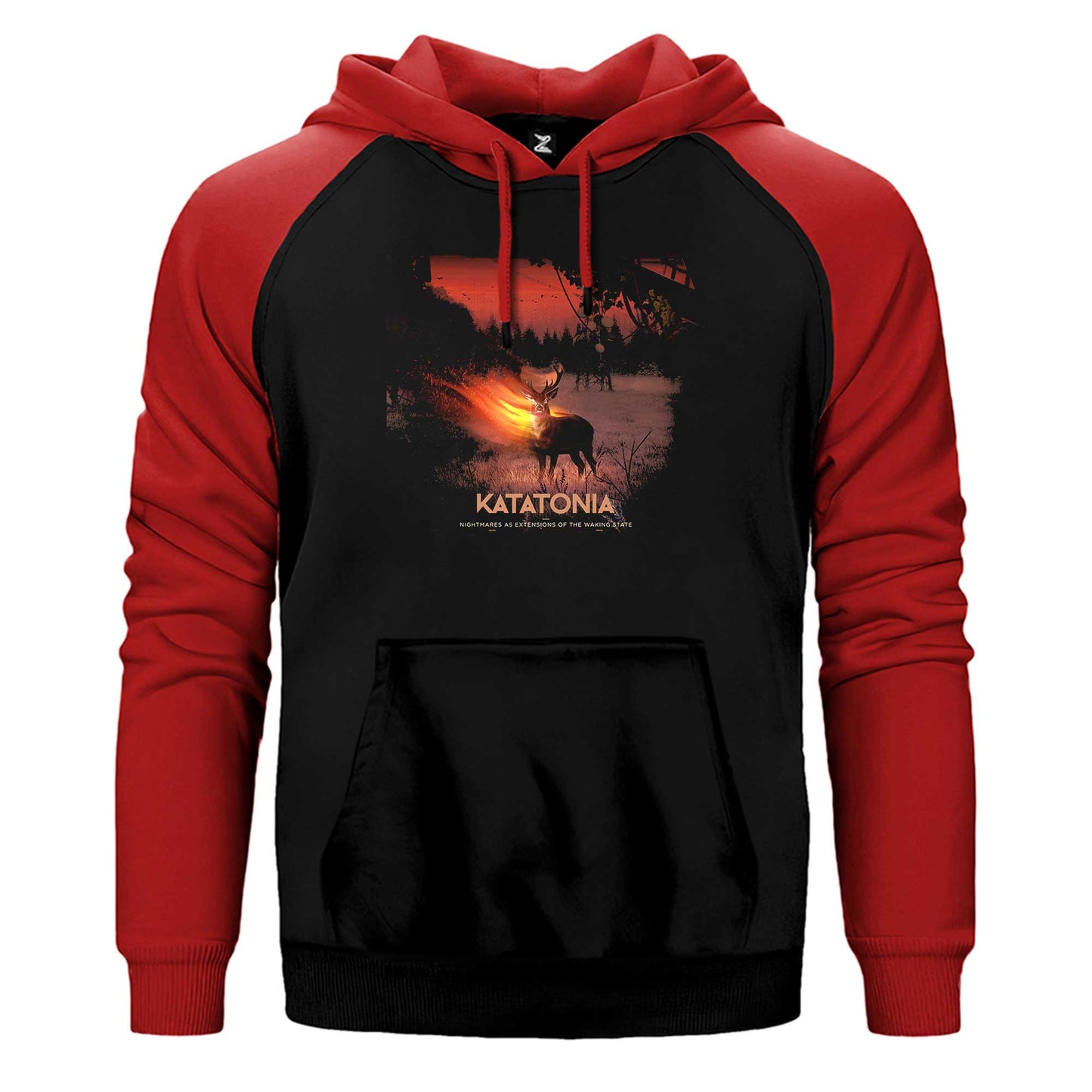 Katatonia Nightmares Çift Renk Reglan Kol Sweatshirt / Hoodie