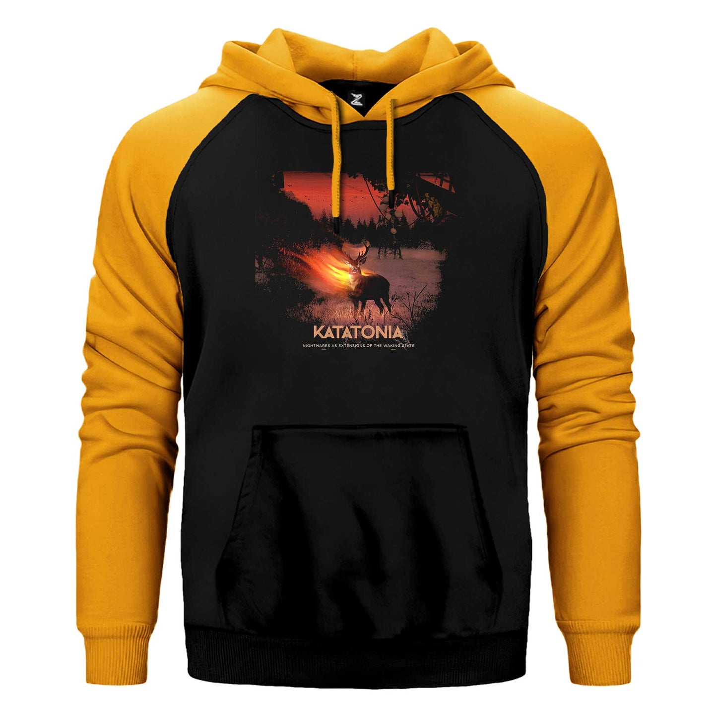 Katatonia Nightmares Çift Renk Reglan Kol Sweatshirt / Hoodie