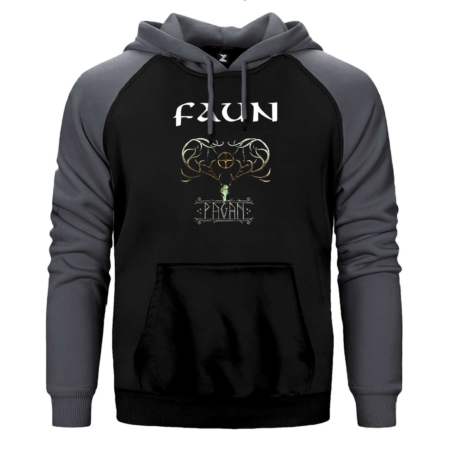 Faun Pagan Çift Renk Reglan Kol Sweatshirt / Hoodie