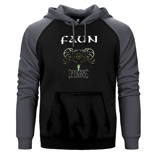 Faun Pagan Çift Renk Reglan Kol Sweatshirt / Hoodie