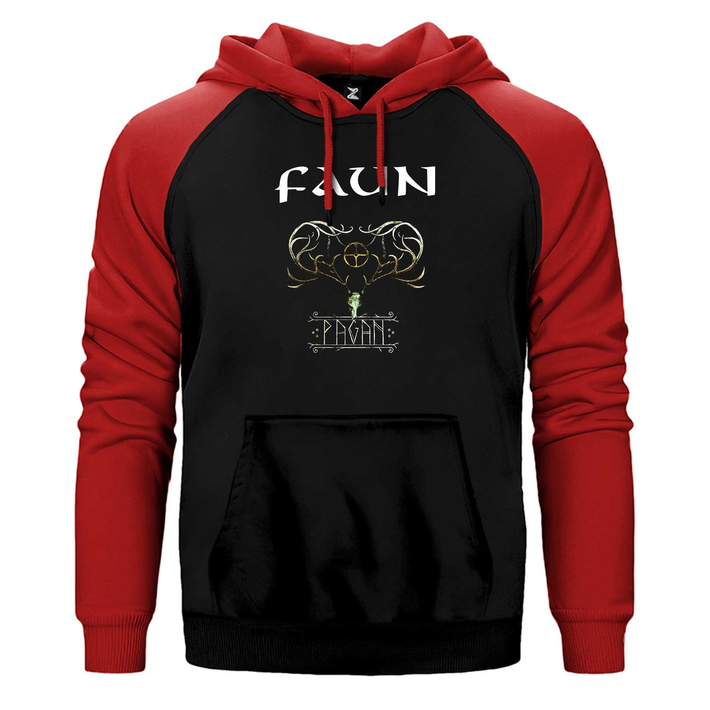 Faun Pagan Çift Renk Reglan Kol Sweatshirt / Hoodie
