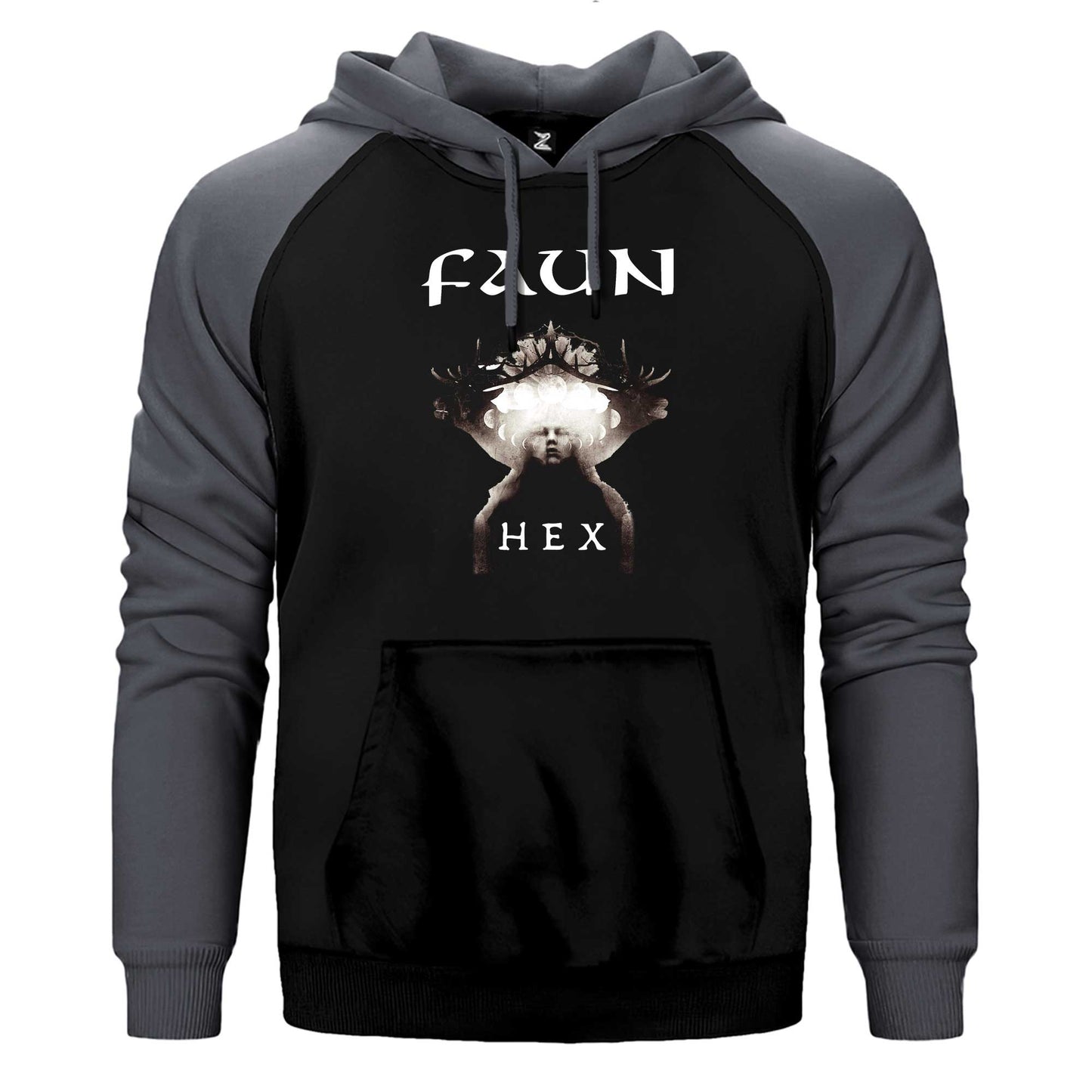Faun Hex Çift Renk Reglan Kol Sweatshirt / Hoodie