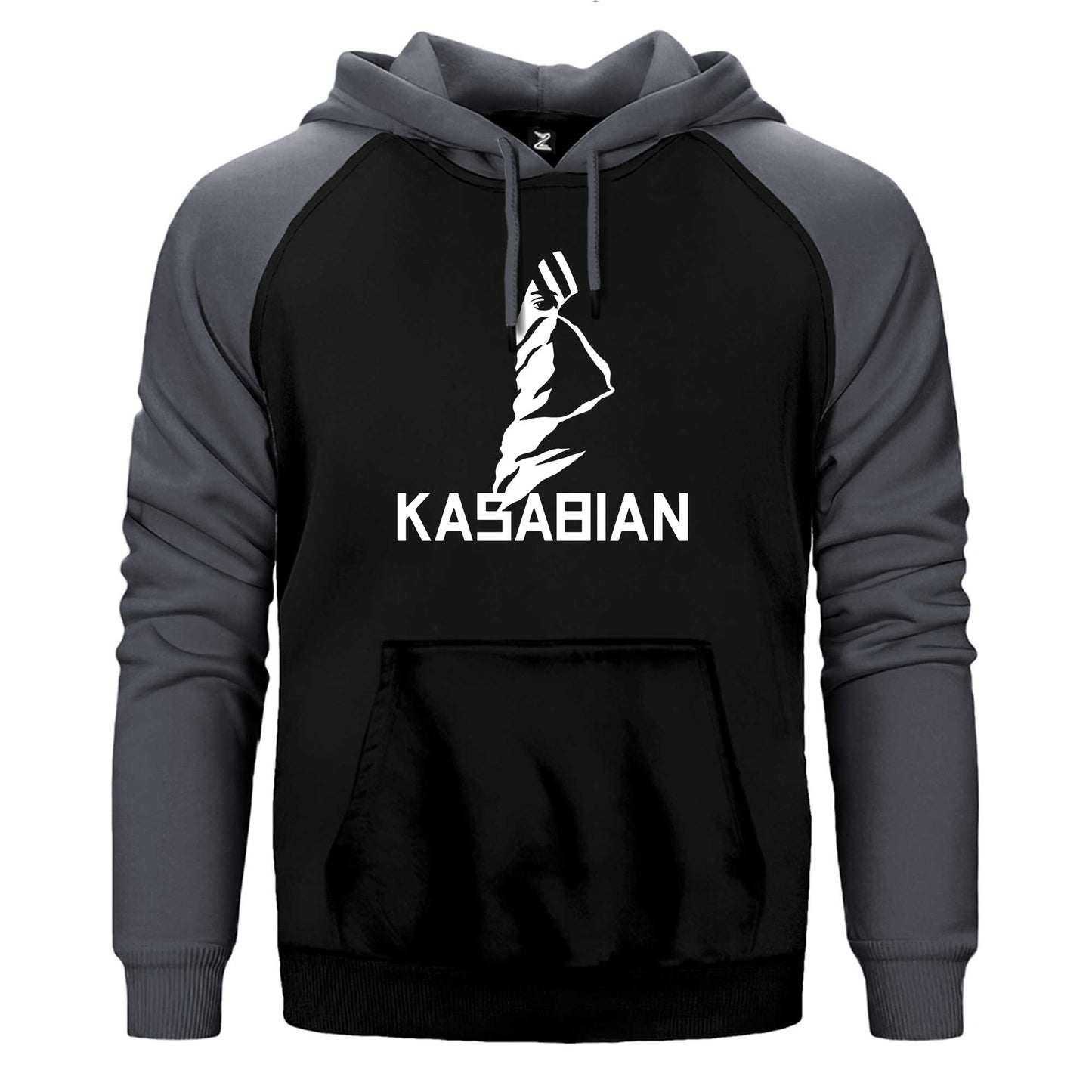 Kasabian Silüet Çift Renk Reglan Kol Sweatshirt / Hoodie