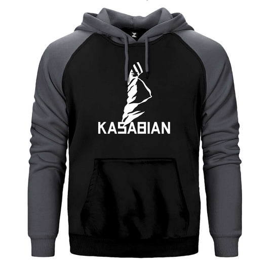 Kasabian Silüet Çift Renk Reglan Kol Sweatshirt / Hoodie